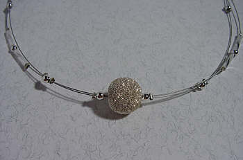 SD0030 Silber-Edelstahl-Halskette