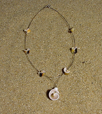 Marquesas Muschel-Edelstahl-Kette