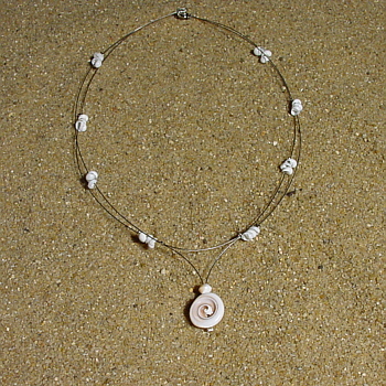 Muschel-Edelstahl-Kette