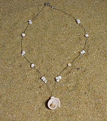 Marquesas Muschel-Edelstahl-Kette