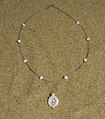 Marquesas Muschel-Edelstahl-Kette