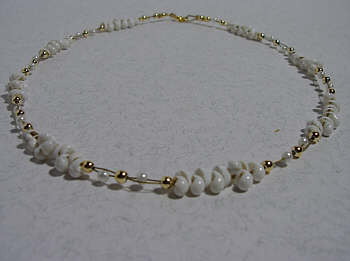 Muschel-Edelstahl-Kette