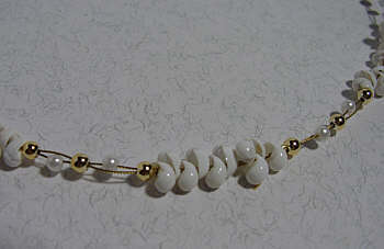 Muschel-Edelstahl-Kette