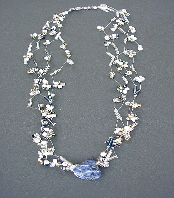 Perlenkette Rainbowstone.de